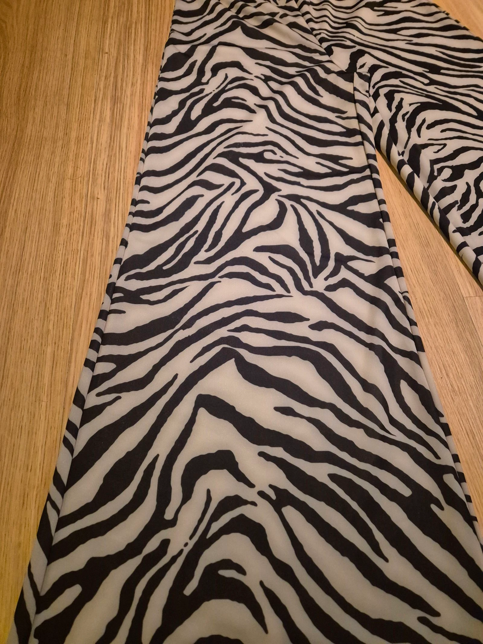 Zebra print broek maat ONE SIZE nieuw – photo 2